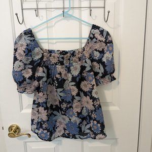 NWOT J.Crew Liberty Print Top Small